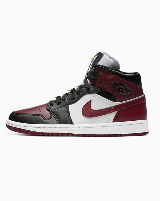 Air Jordan 1 Mid SE Black Dark Beetroot