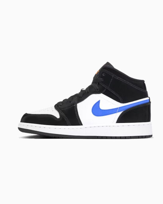Air Jordan 1 Mid Black Racer Blue White