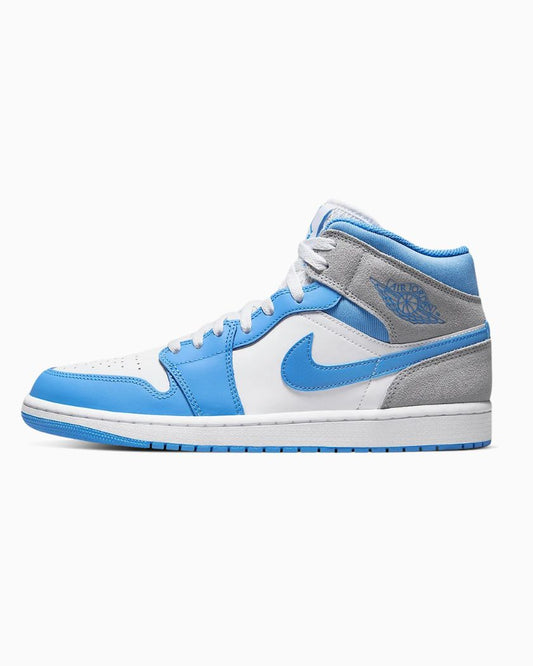 Air Jordan 1 Mid University Blue Grey