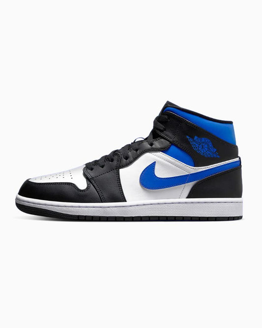 Air Jordan 1 Mid White Black Royal
