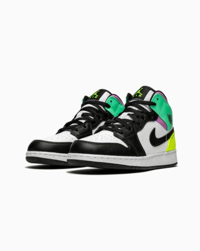 Air Jordan 1 Mid Pastel Black Toe