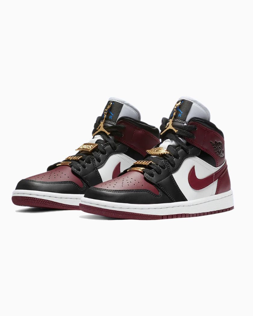 Air Jordan 1 Mid SE Black Dark Beetroot