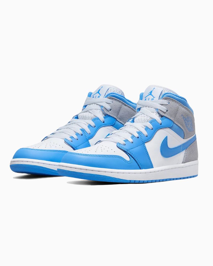 Air Jordan 1 Mid University Blue Grey