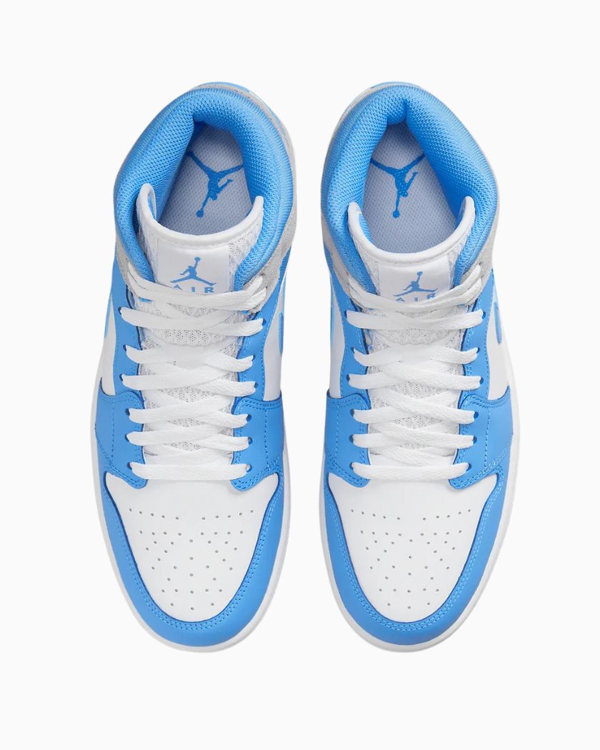 Air Jordan 1 Mid University Blue Grey