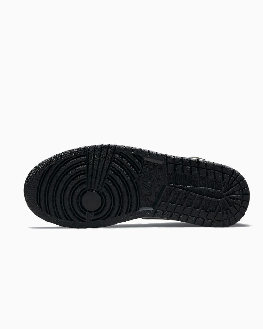 Air Jordan 1 Mid White Pollen Black