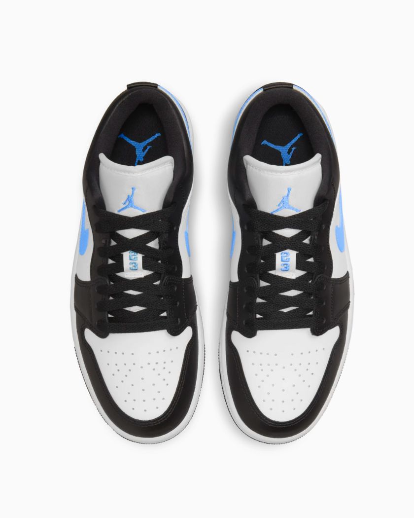 Air-Jordan-1-Low-Black-University-Blue