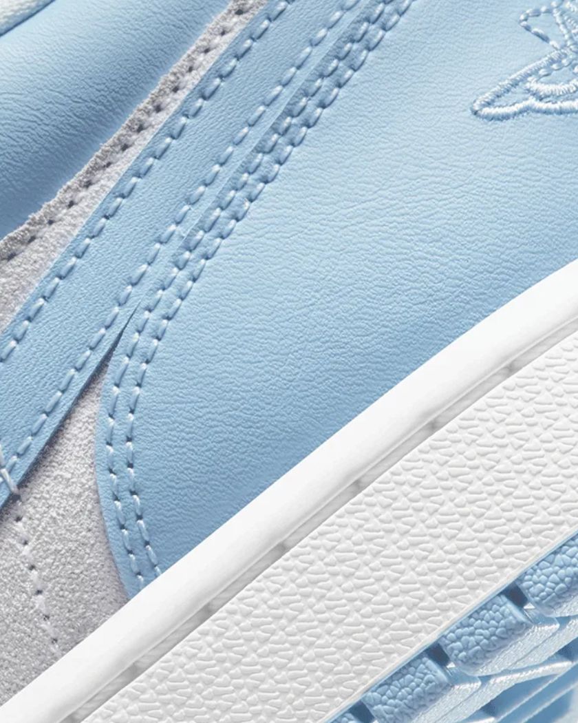 Jordan 1 Low Football Grey Aluminum