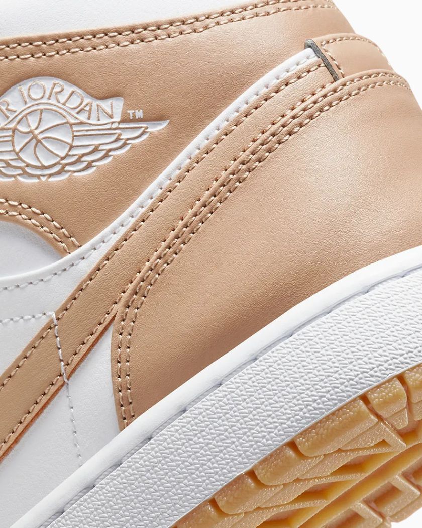 Air Jordan 1 Mid Tan Gum