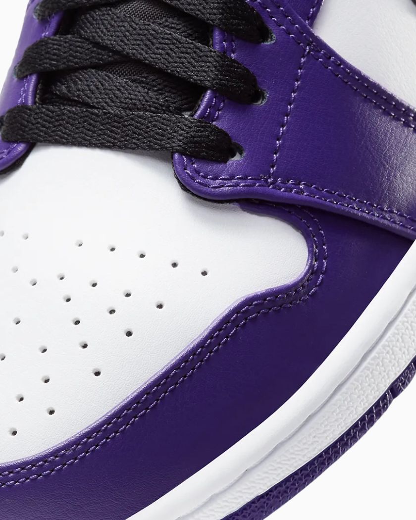 Jordan 1 Low Court Purple