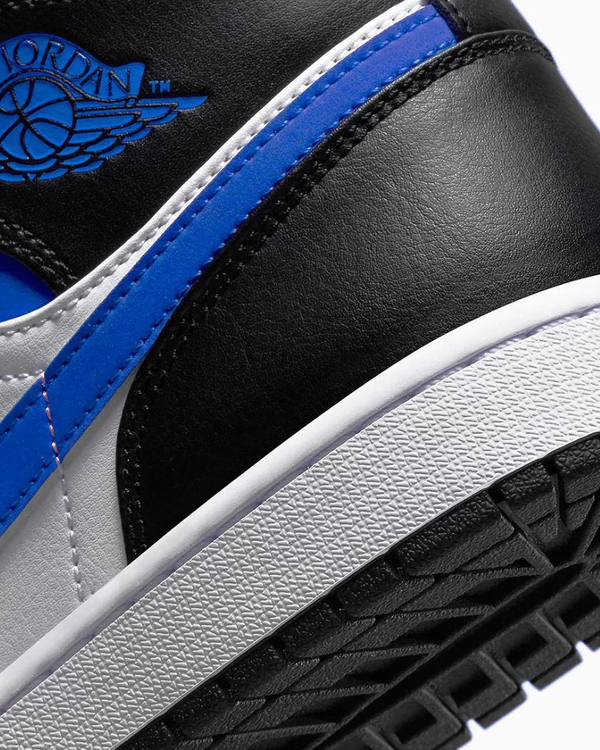 Air Jordan 1 Mid White Black Royal