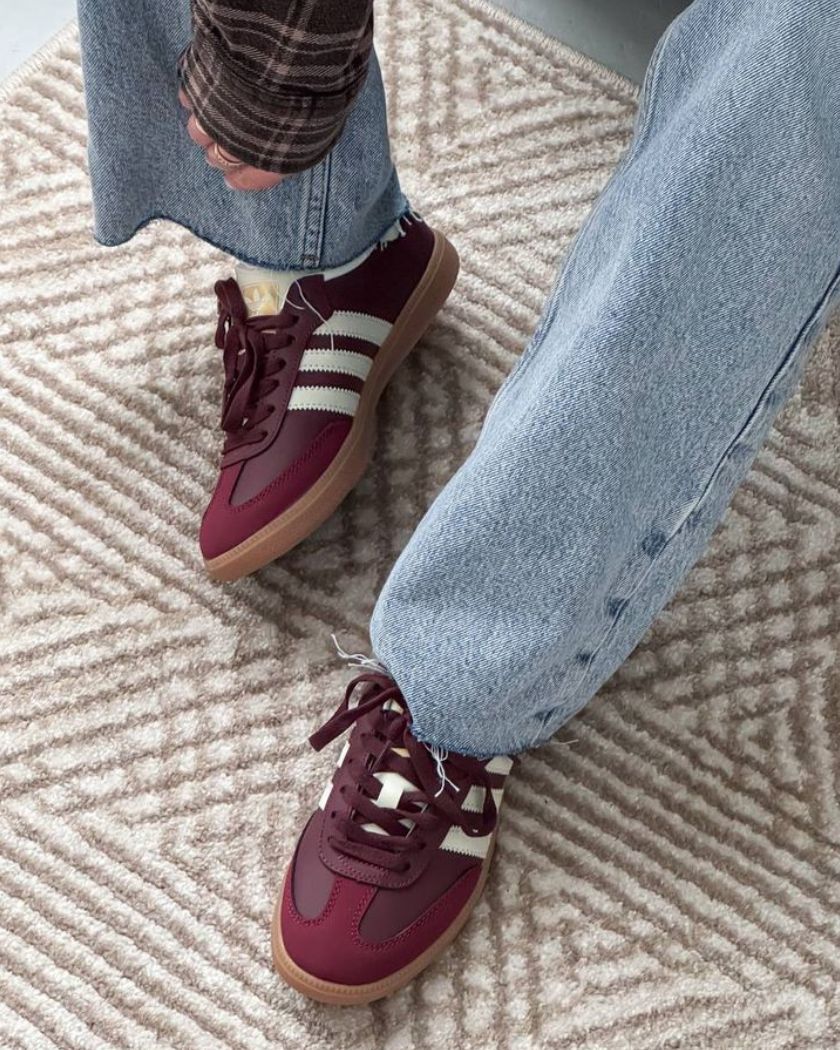 Adidas Samba OG Maroon Gold Metallic