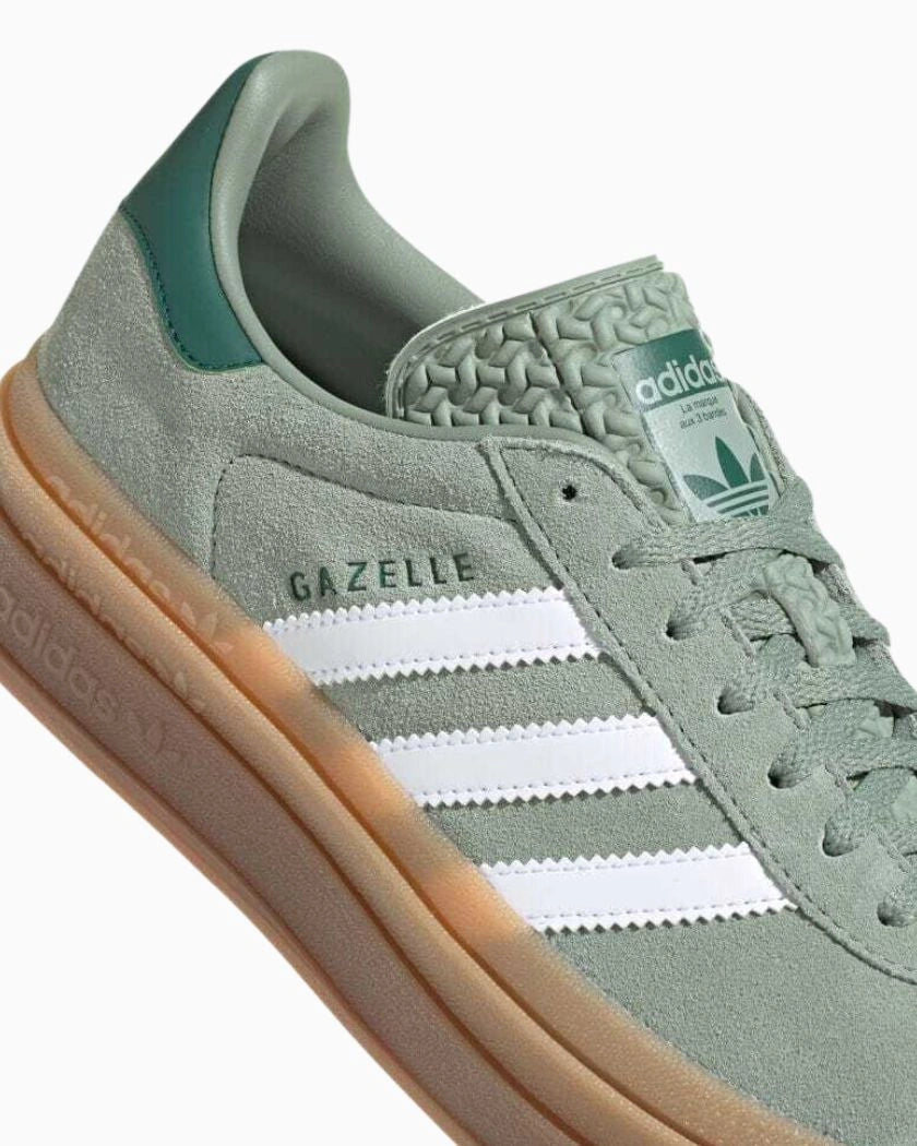 Adidas Gazelle Bold Silver Green