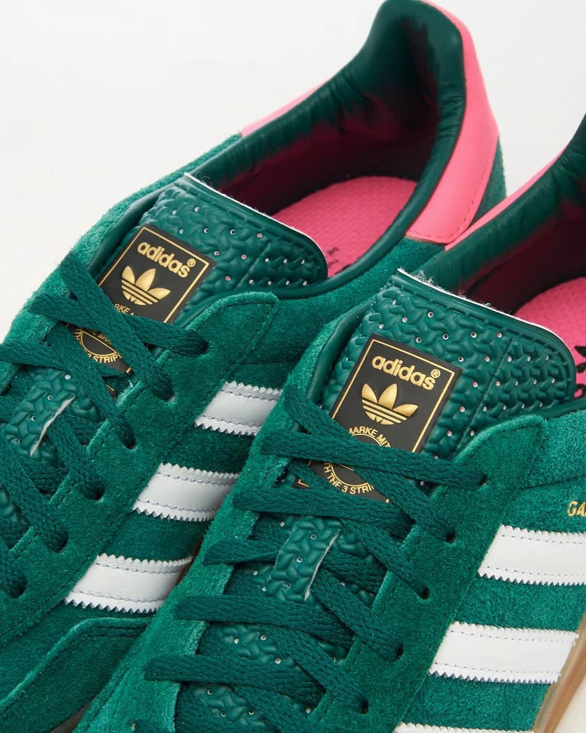 Adidas Gazelle Indoor Collegiate Green Lucid Pink