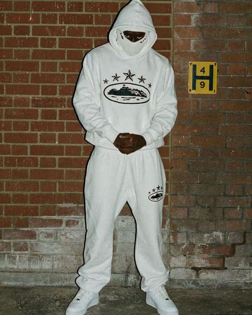 Corteiz 5 Starz Bottoms White