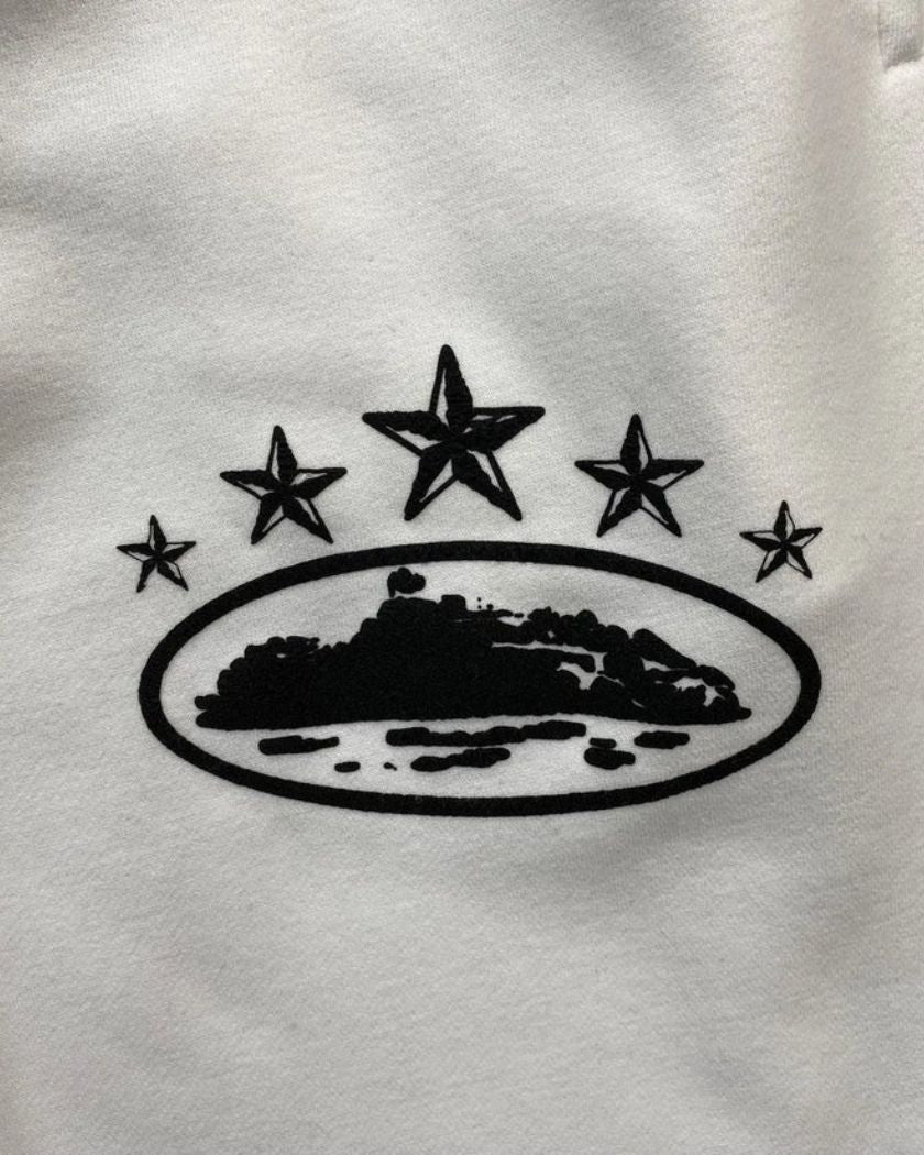 Corteiz 5 Starz Bottoms White