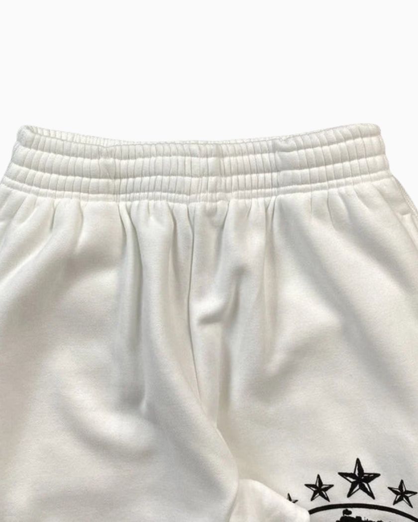 Corteiz 5 Starz Bottoms White