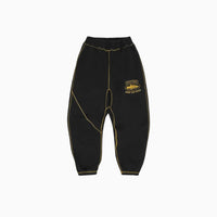 Corteiz Alcatraz Contrast Sweatpant Black Yellow