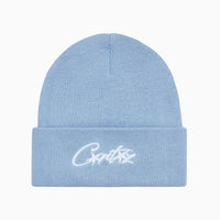 Corteiz Allstarz Folded Beanie Blue