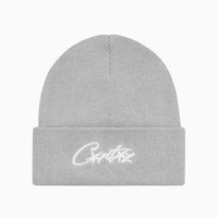 Corteiz Allstarz Folded Beanie Grey