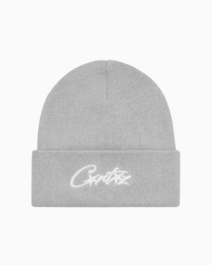 Corteiz Allstarz Folded Beanie Grey