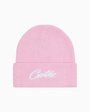 Corteiz Allstarz Folded Beanie Pink