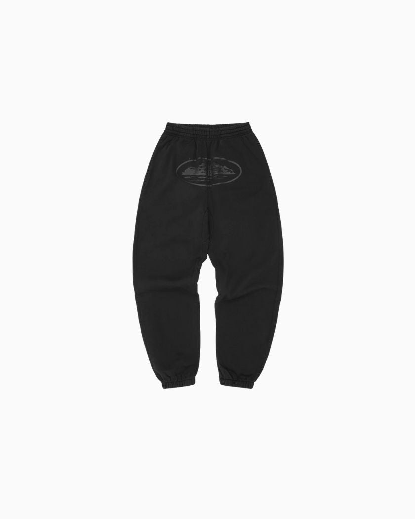Corteiz OG Alcatraz Bottoms Triple Black