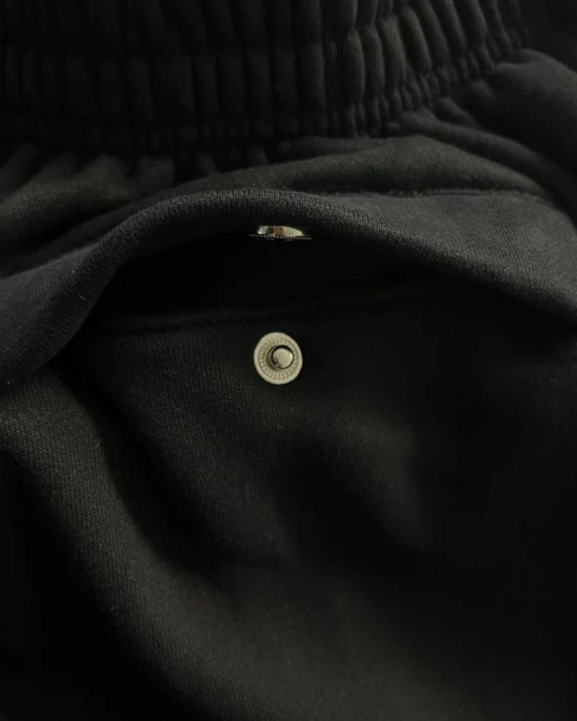 Corteiz OG Alcatraz Bottoms Triple Black