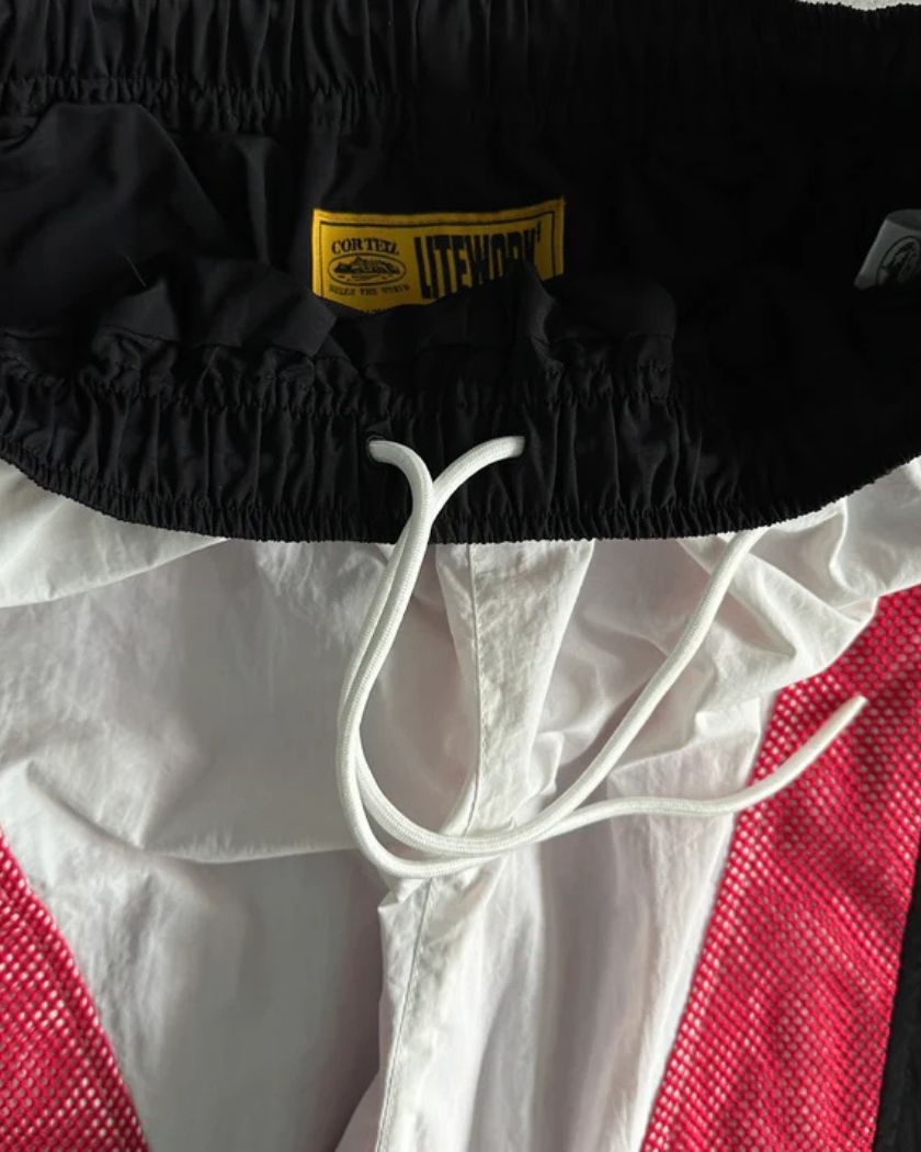 Corteiz Vertigo Shuku Pant Black Red