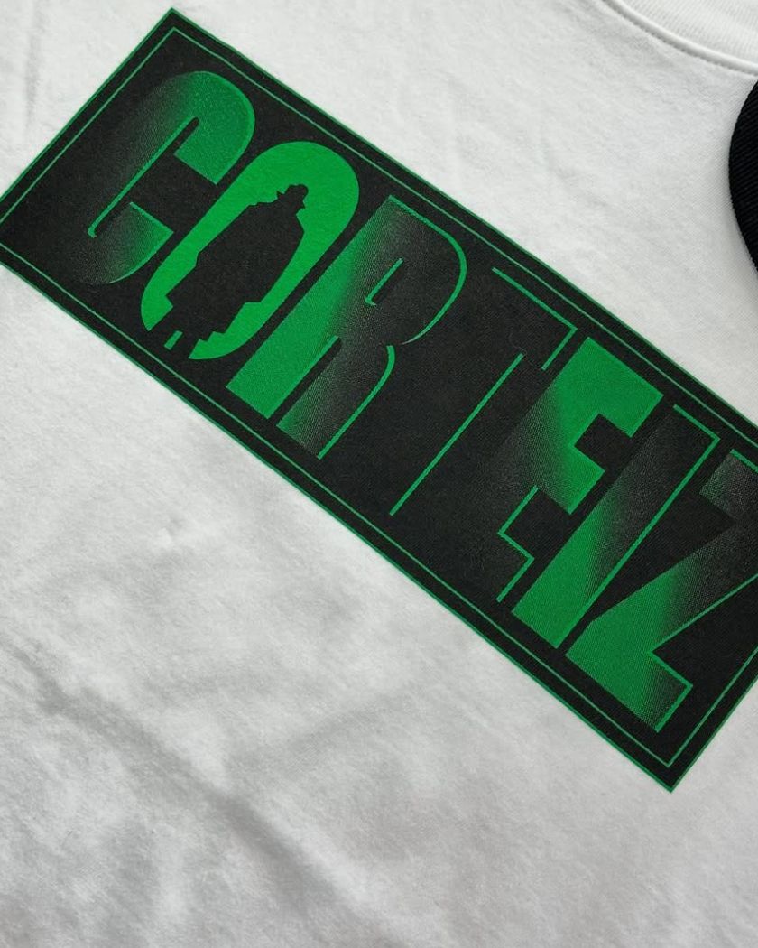 Corteiz Shadow Tee White-Green