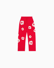 Denim Tears Cotton Wreath Baggy Sweatpants Red