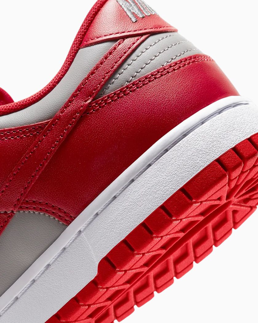 Nike Dunk Low Retro Medium Grey Varsity Red UNLV