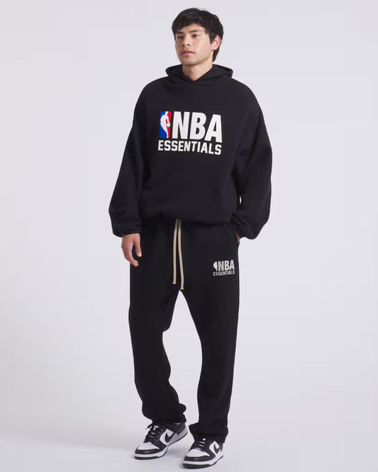Fear Of God Essentials Hoodie NBA Black