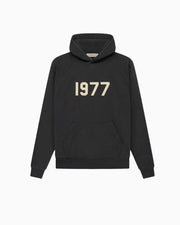 Fear of God Essentials Hoodie 1977 Iron Black