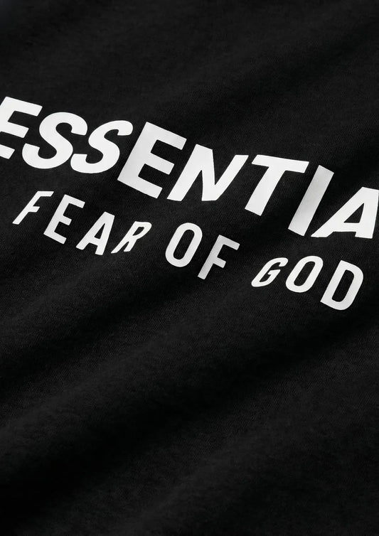 Fear of God Essentials Limo Black Hoodie Kids