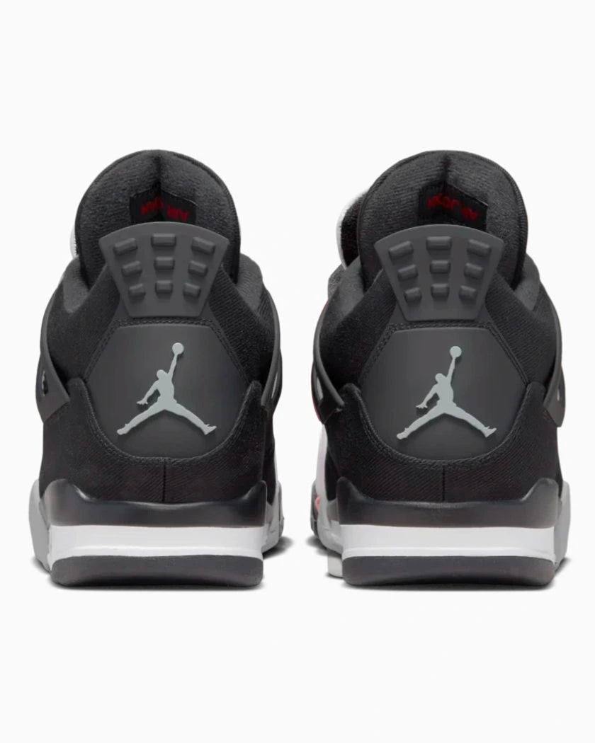 Air Jordan 4 Retro Black Canvas