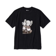 KAWS x UNIQLO UT Short Sleece Tee Black