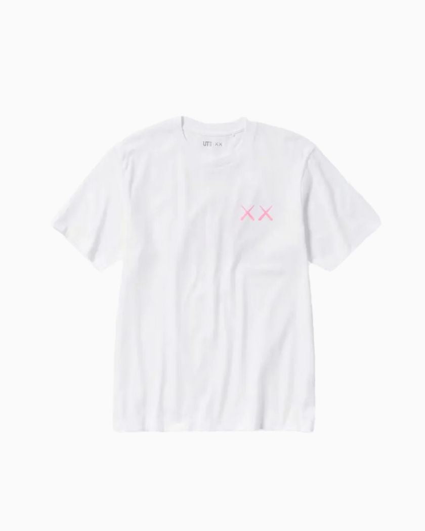 KAWS x UNIQLO Short Sleeve Graphic Tee Pink