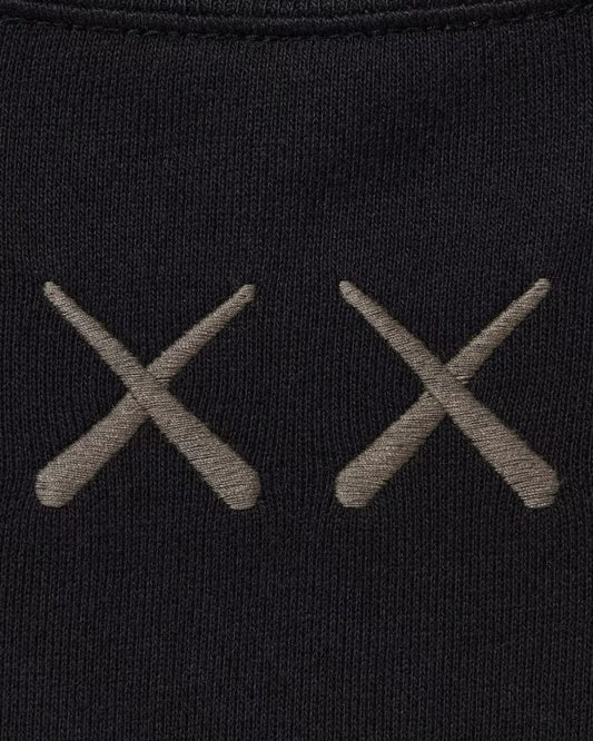 KAWS x UNIQLO Black Hoodie