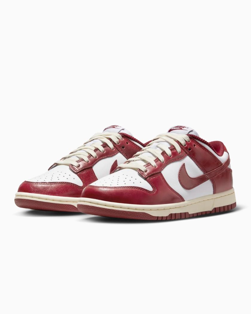 Nike Dunk Low PRM Vintage Team Red