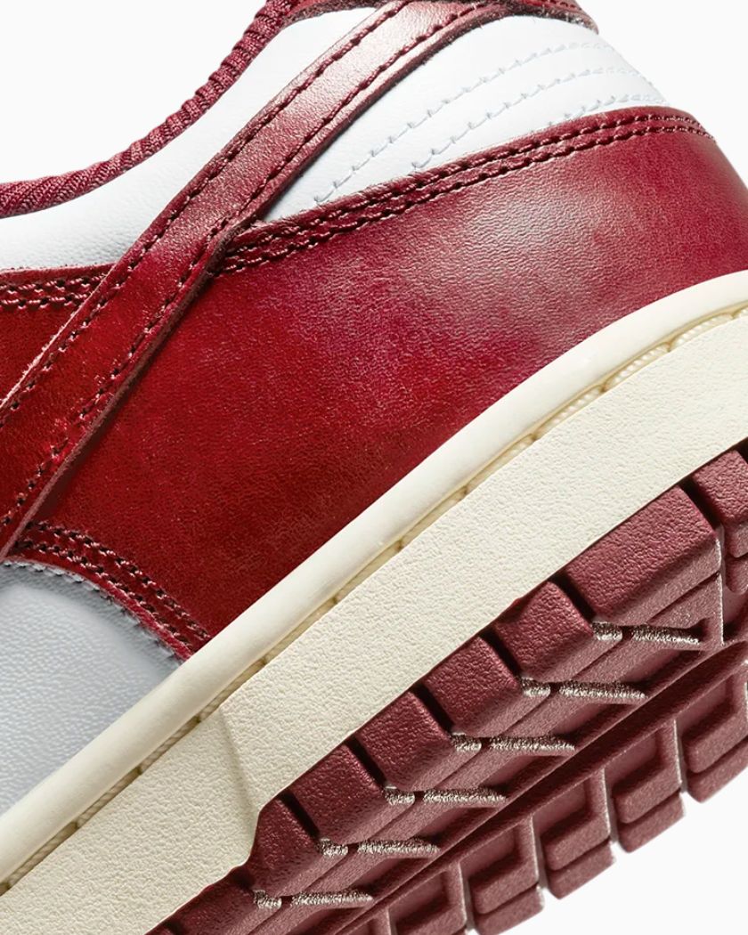 Nike Dunk Low PRM Vintage Team Red
