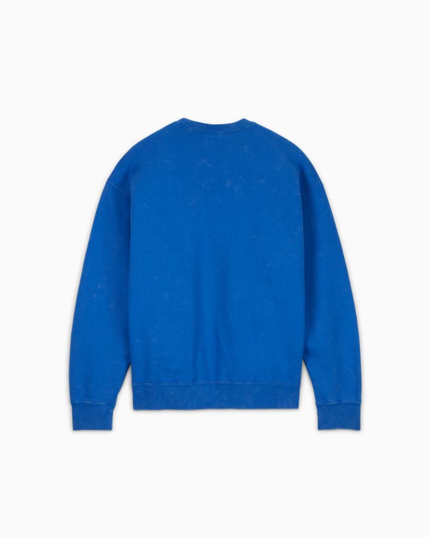 Nike x Stussy Acid Wash Crew Fleece Blue