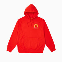 Palace x McDonald's Logo Red Hoodie