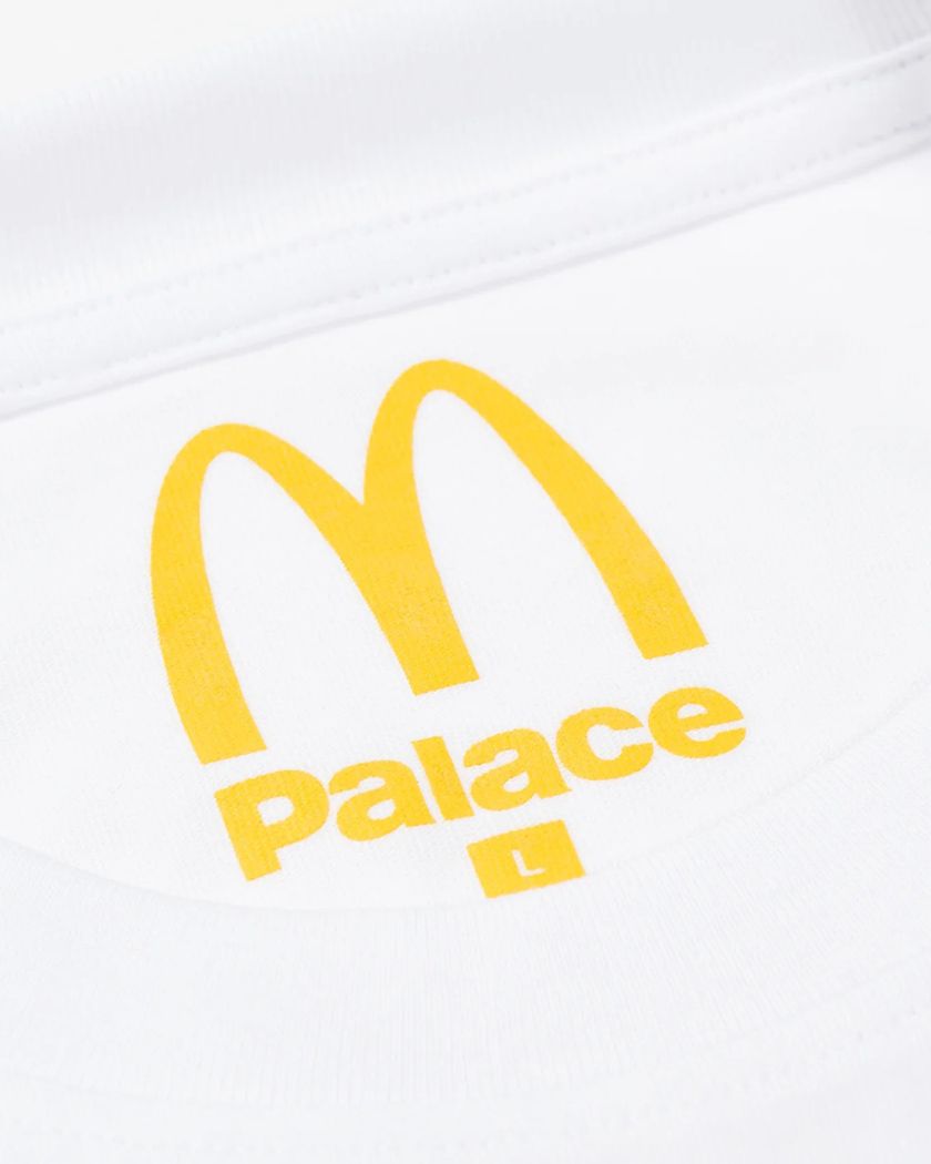 Palace x McDonald's Sign White T-shirt
