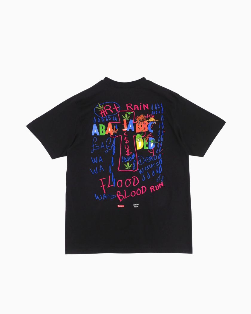 Supreme Martine Rose Lee Scratch Perry Tee Black