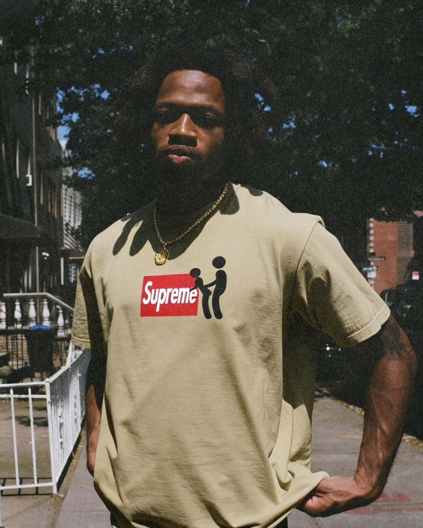 Supreme Stick Tee Khaki