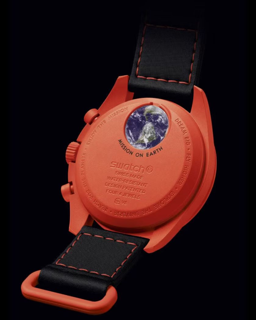 Swatch x Omega Bioceramic Moonswatch Mission on Earth - Lava
