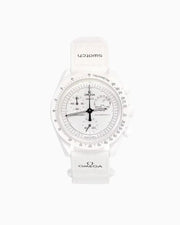 Swatch x Omega Bioceramic Moonswatch Mission to the Moonphase Snoopy White