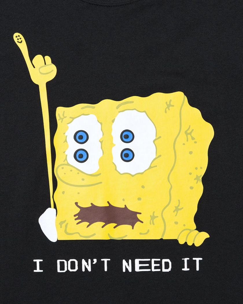 Uniqlo x Cactus Plant Flea Market CPFM x SpongeBob SquarePants Black Tee