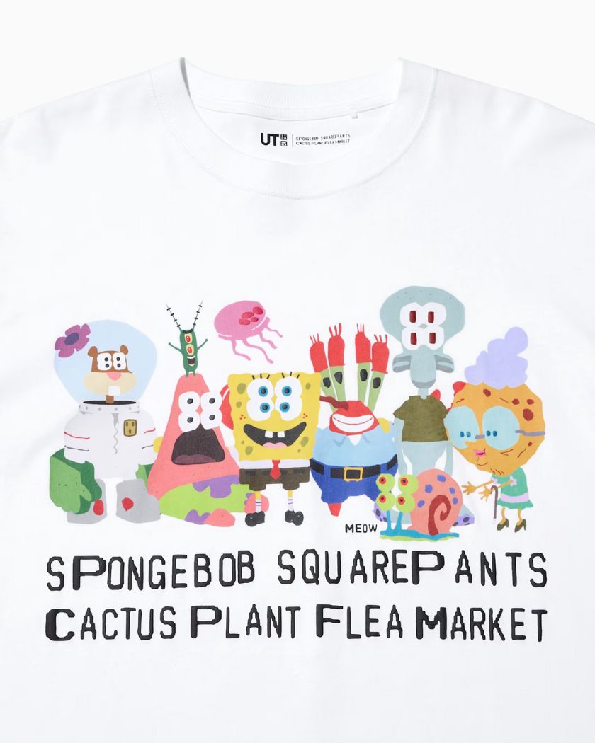 Uniqlo x Cactus Plant Flea Market CPFM x SpongeBob SquarePants Tee