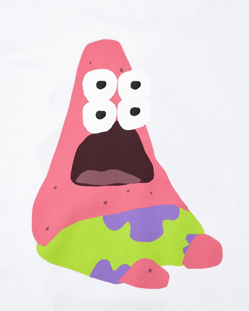 Uniqlo x Cactus Plant Flea Market CPFM x SpongeBob SquarePants White Tee